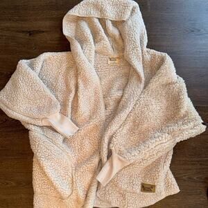 Nordic Beach Fluffy Frappe Original Teddy Coat Jacket One Size